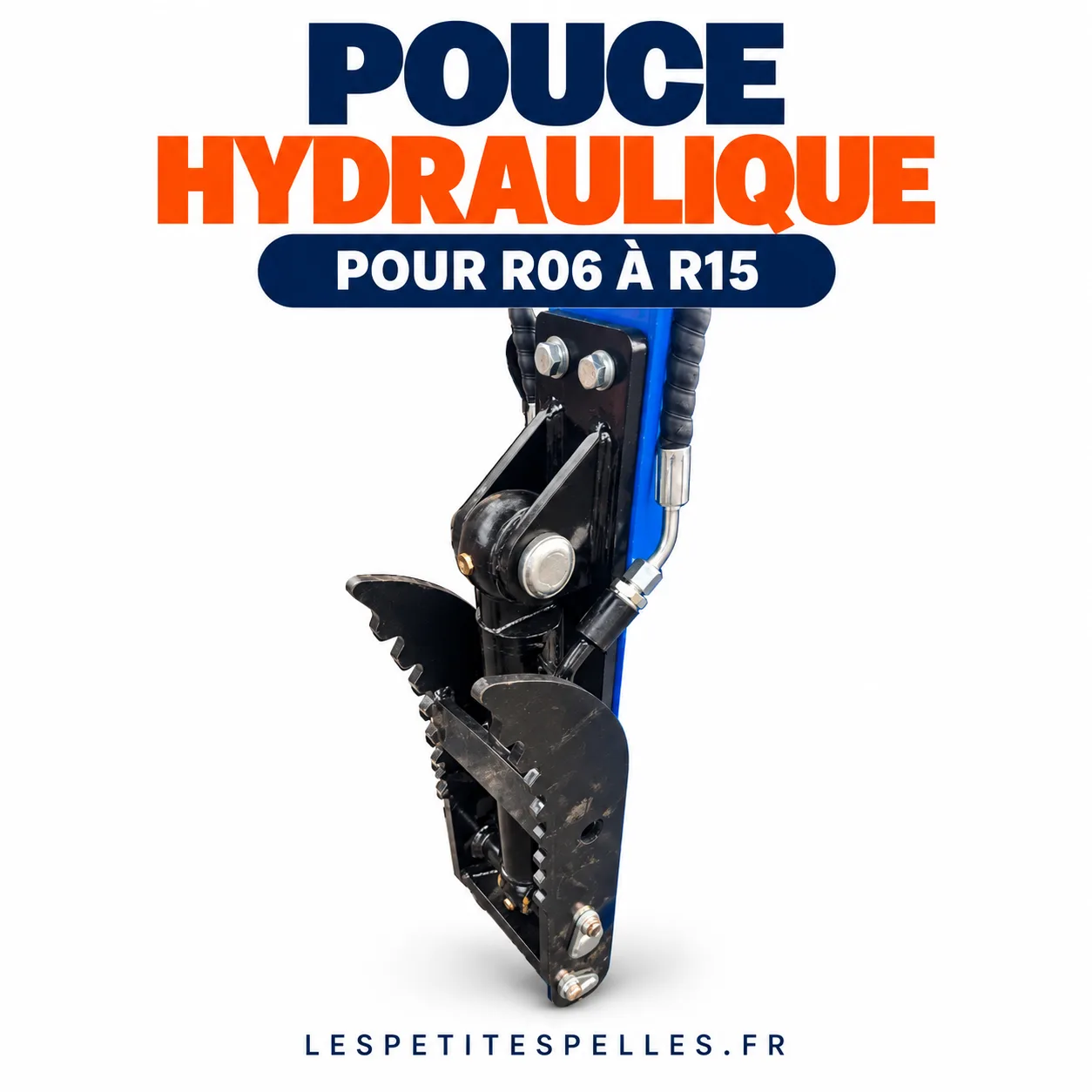 Pouce hydraulique pour mini-pelle RIPPA 1 à 1,5 t