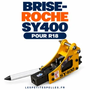 Brise-roche hydraulique pour mini-pelle 1,8 t (R18)