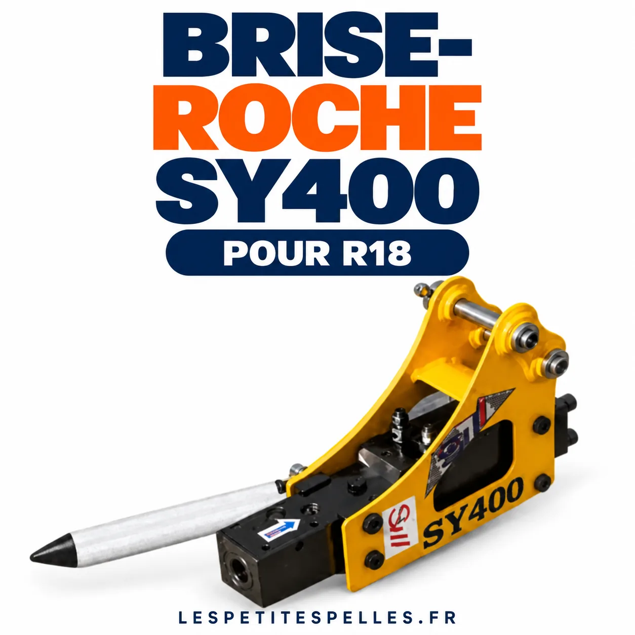 Brise-roche hydraulique pour mini-pelle RIPPA R18