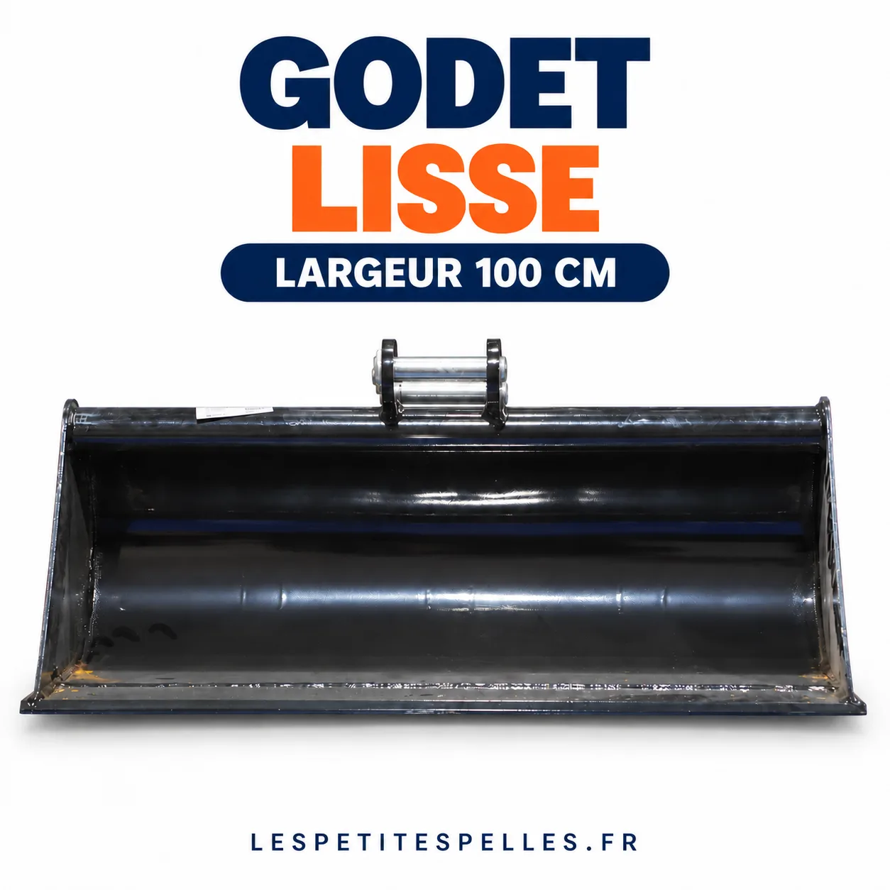 Godet lisse 100 cm pour mini-pelle RIPPA