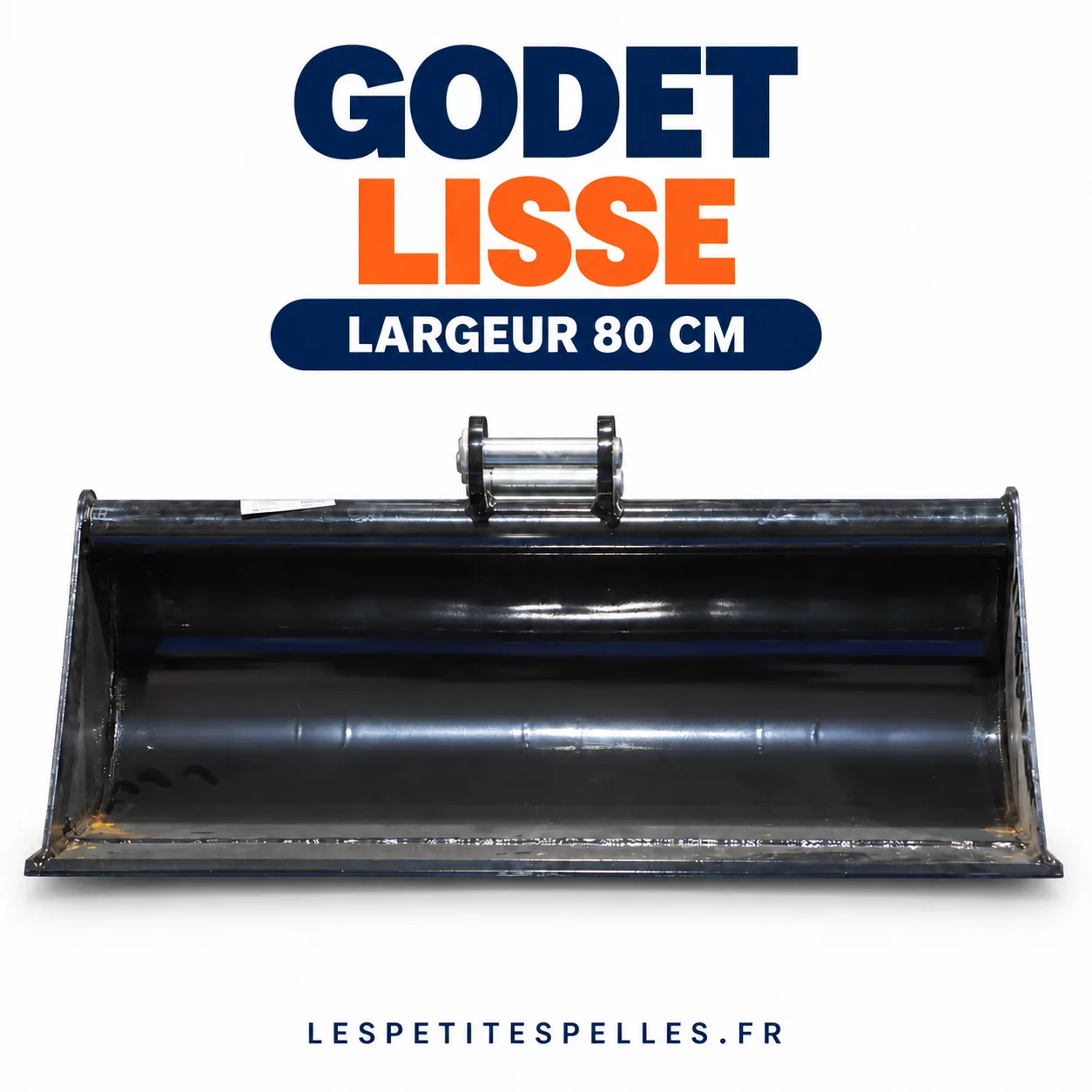 Godet lisse 80 cm pour mini-pelle RIPPA
