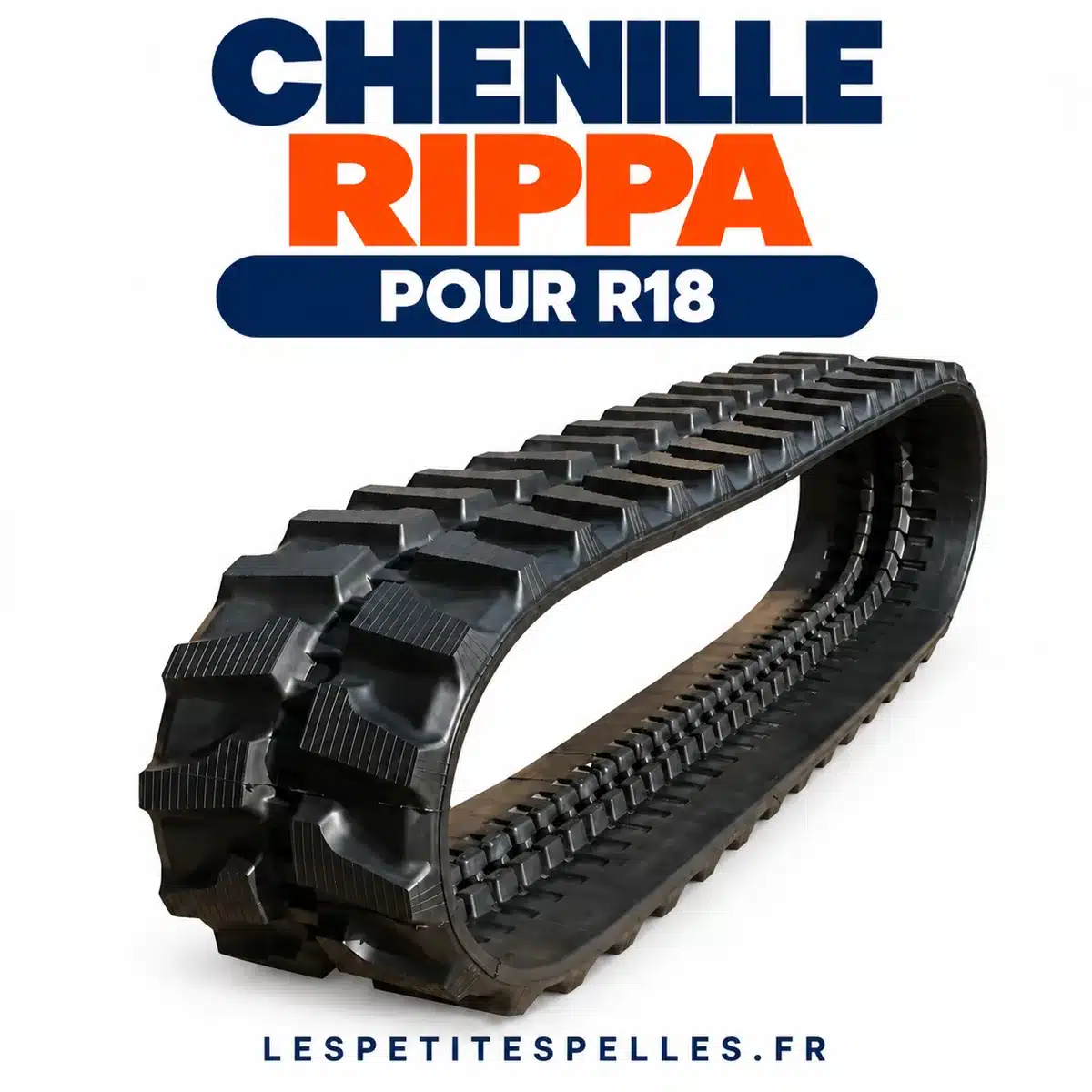 Chenille de rechange pour mini-pelle RIPPA R18 (1,8 t)