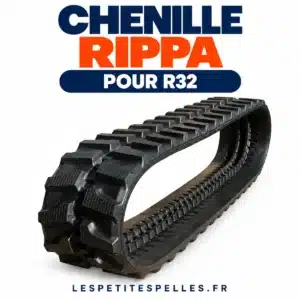 Chenille de rechange pour mini-pelle RIPPA R32 (3,4 t)
